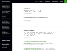 Tablet Screenshot of econometricos.com.ar